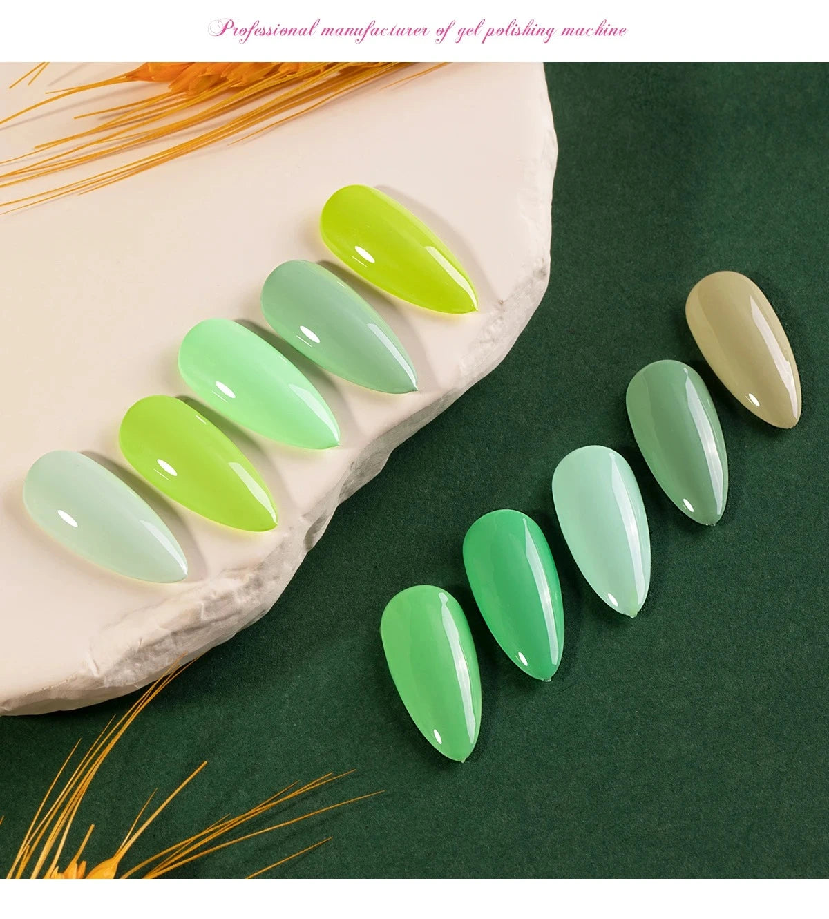 Honey Girl Summer Macaron Sett - 48 Lyse farger - Shellac/Gelelakk