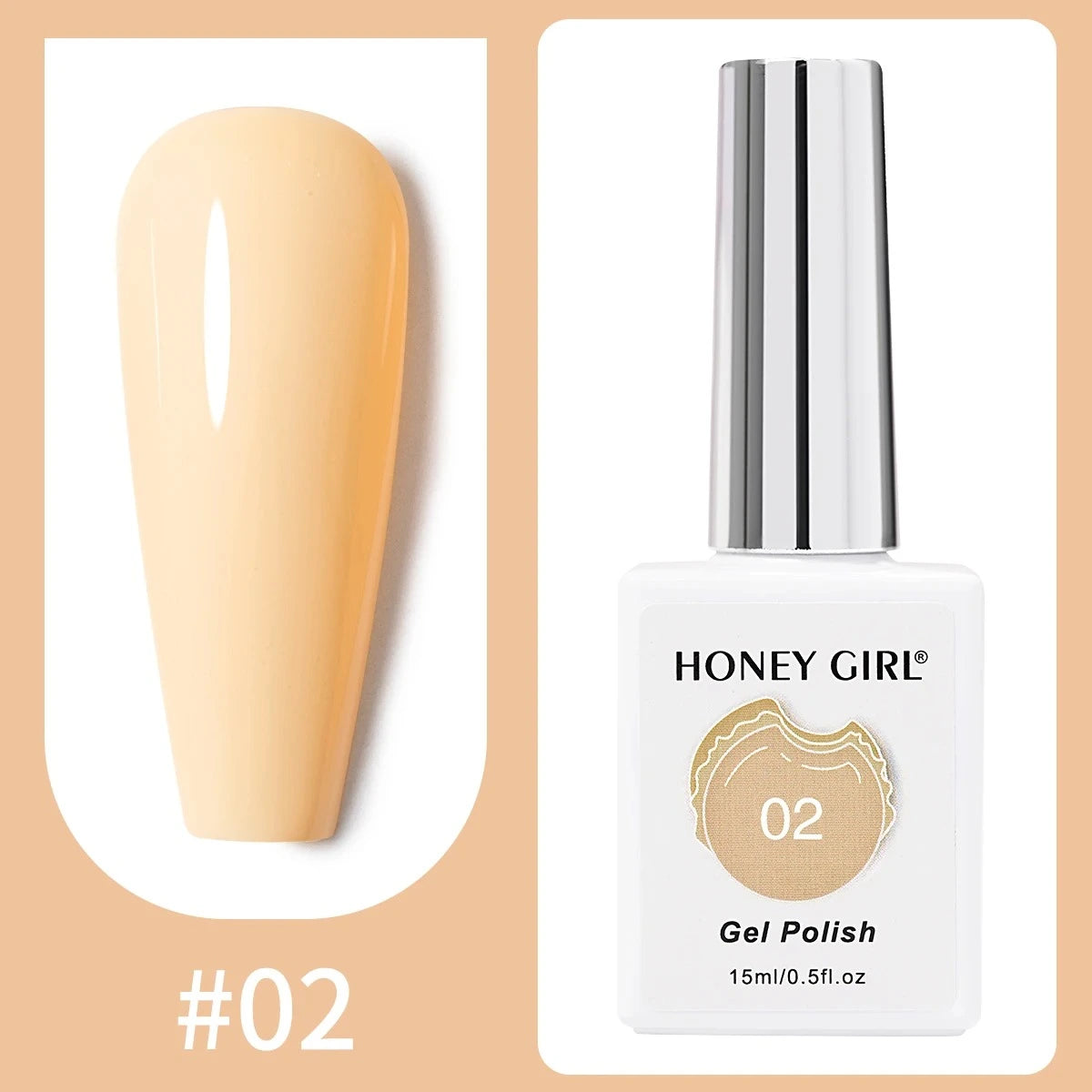 Honey Girl Summer Macaron Sett - 48 Lyse farger - Shellac/Gelelakk