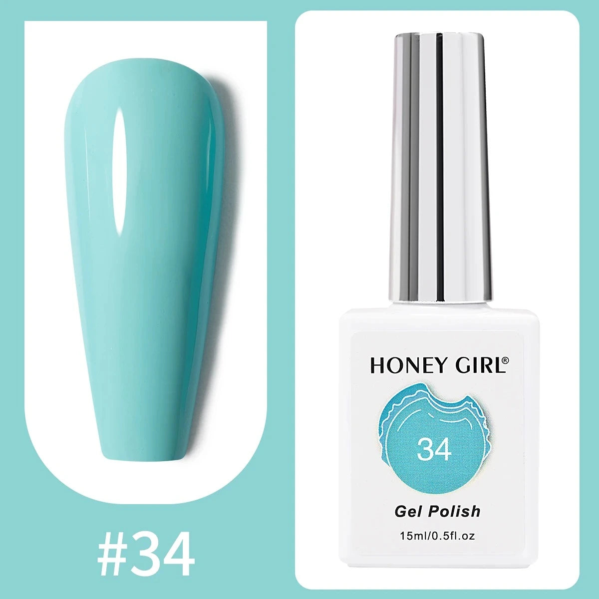 Honey Girl Summer Macaron Sett - 48 Lyse farger - Shellac/Gelelakk