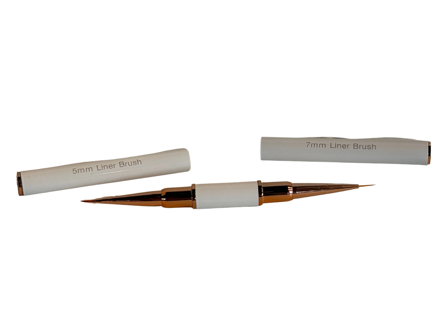 Design Pensel dobbeltsidet komplett sett 5 pensler - Nail art brush kit