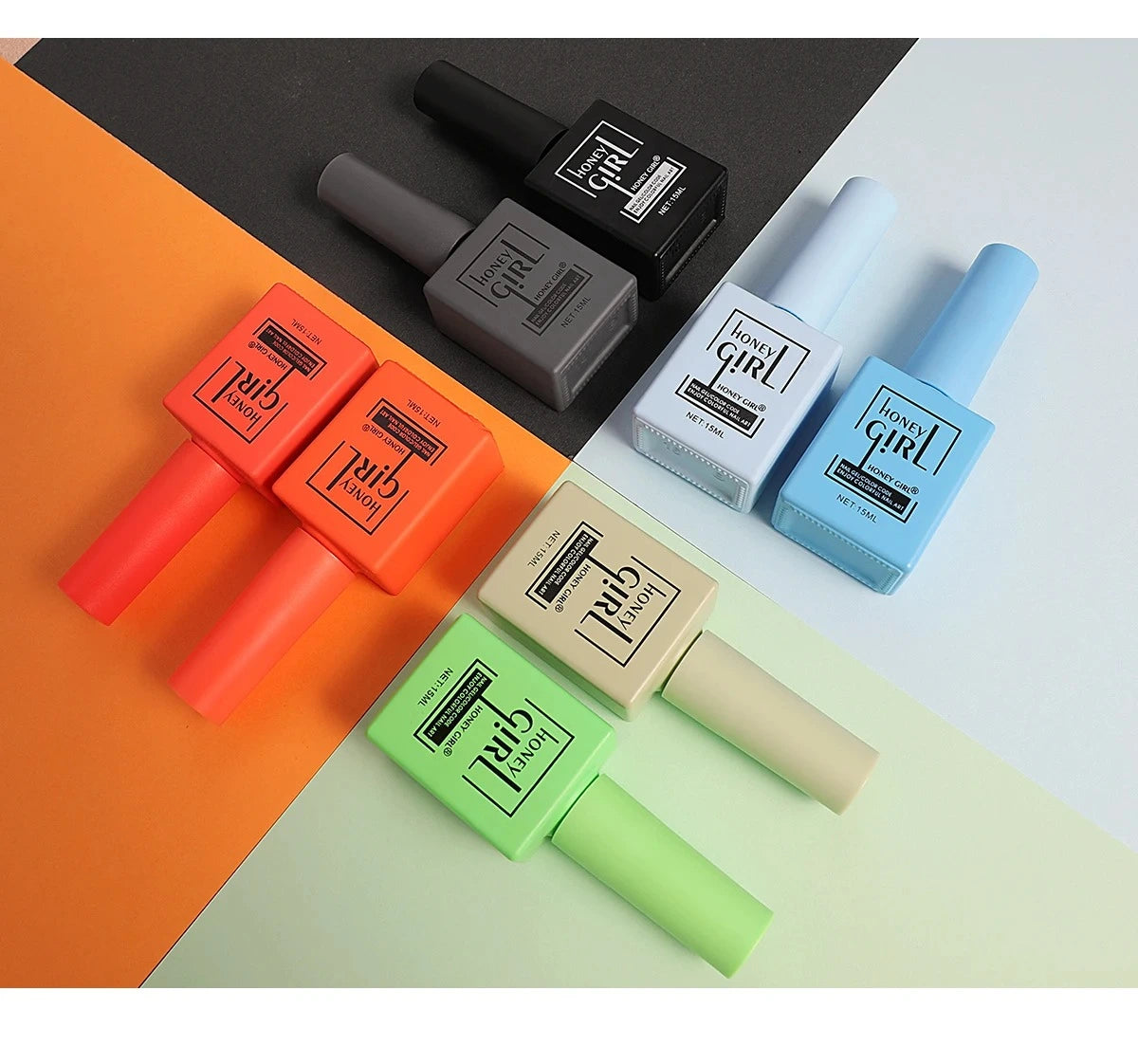 Honey Girl - 60 Farger - UV/LED Komplett Sett - Shellac/Gelelakk