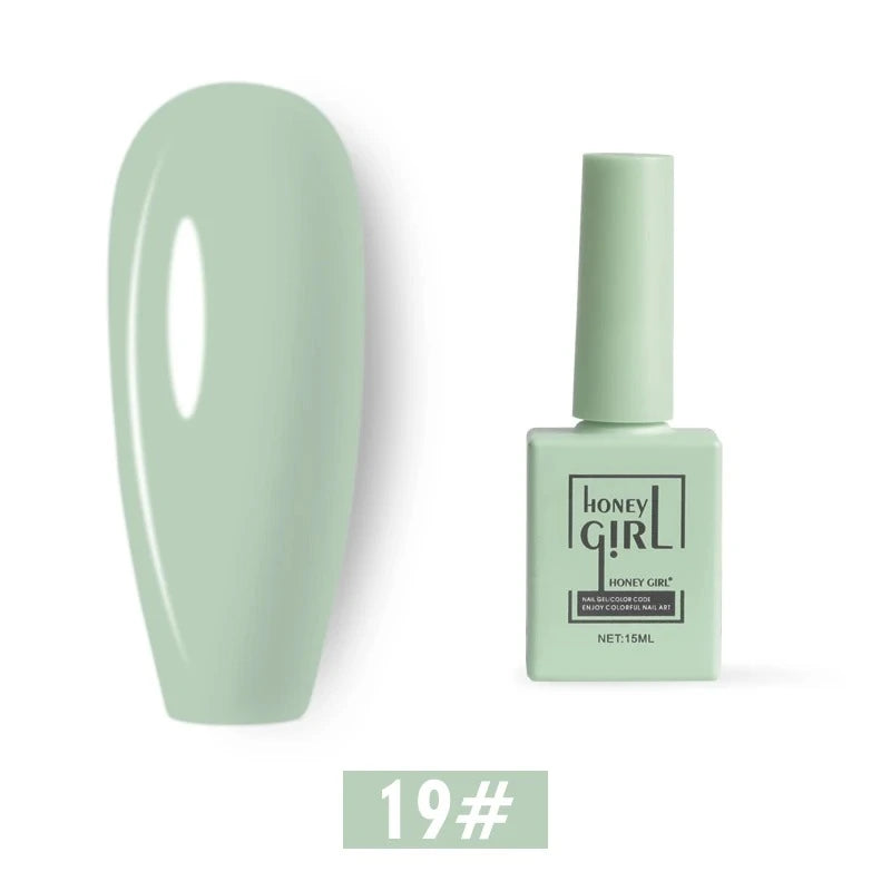 Honey Girl - 60 Farger - UV/LED Komplett Sett - Shellac/Gelelakk