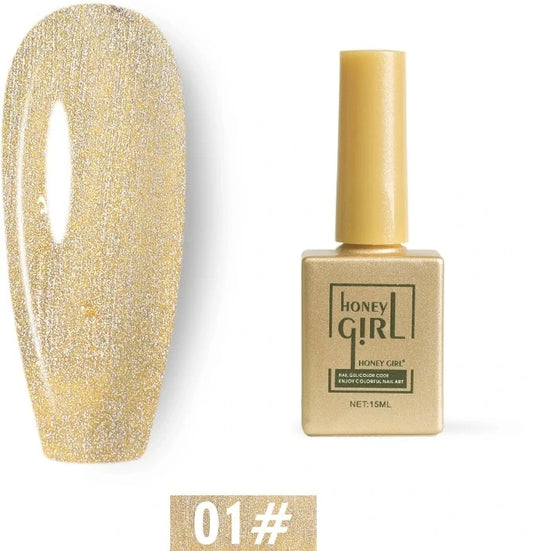 Honey Girl - 60 Farger - UV/LED Komplett Sett - Shellac/Gelelakk