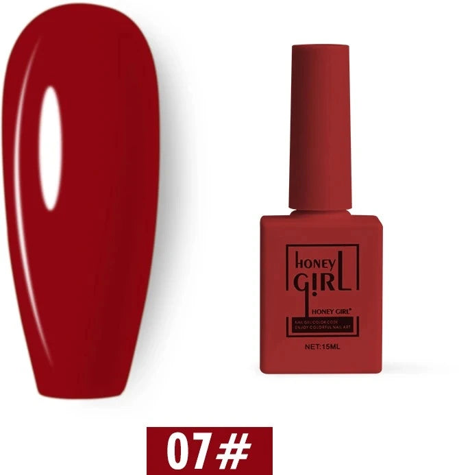 Honey Girl - 60 Farger - UV/LED Komplett Sett - Shellac/Gelelakk