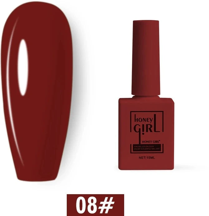 Honey Girl - 60 Farger - UV/LED Komplett Sett - Shellac/Gelelakk