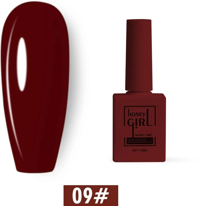 Honey Girl - 60 Farger - UV/LED Komplett Sett - Shellac/Gelelakk
