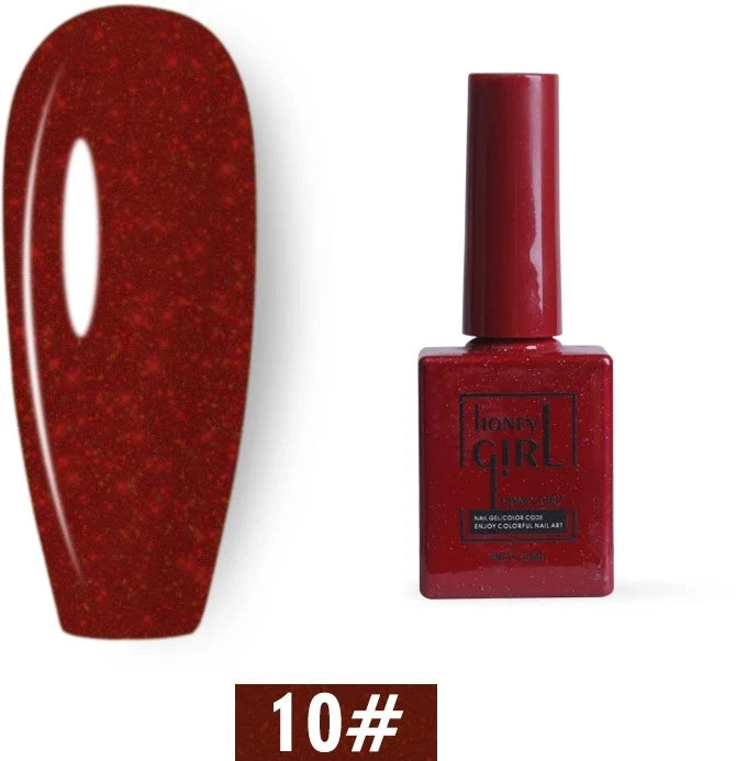 Honey Girl - 60 Farger - UV/LED Komplett Sett - Shellac/Gelelakk