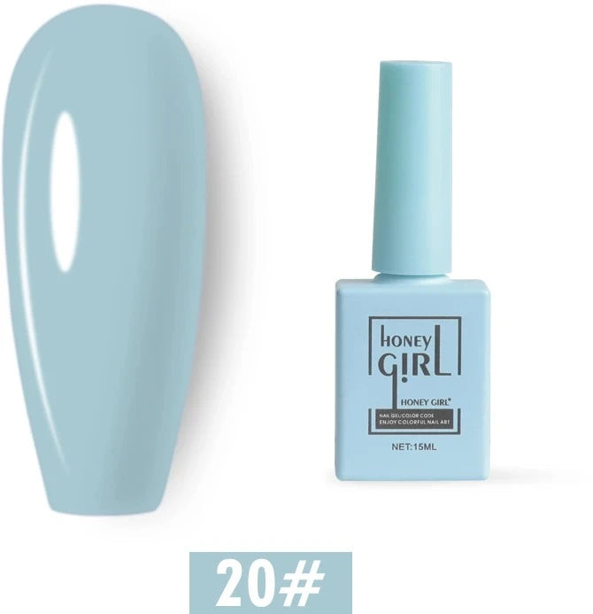 Honey Girl - 60 Farger - UV/LED Komplett Sett - Shellac/Gelelakk