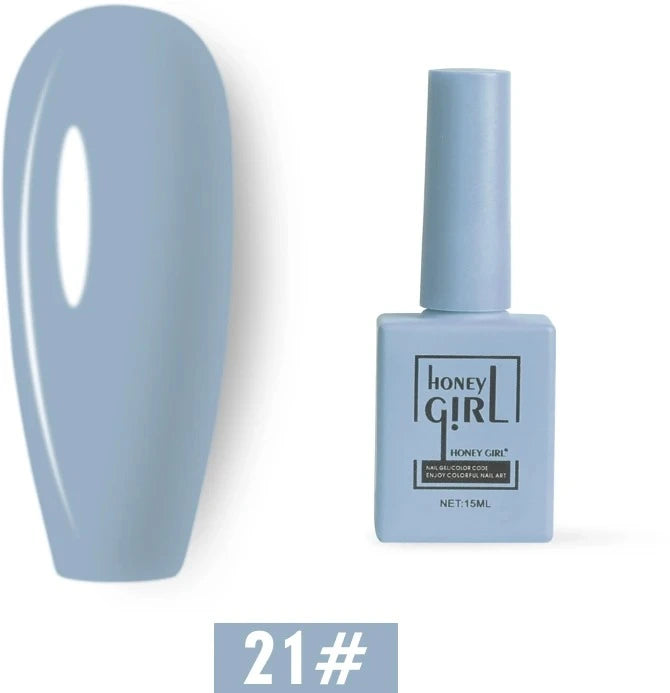 Honey Girl - 60 Farger - UV/LED Komplett Sett - Shellac/Gelelakk
