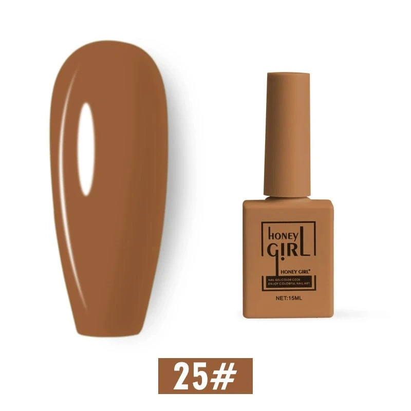 Honey Girl - 60 Farger - UV/LED Komplett Sett - Shellac/Gelelakk