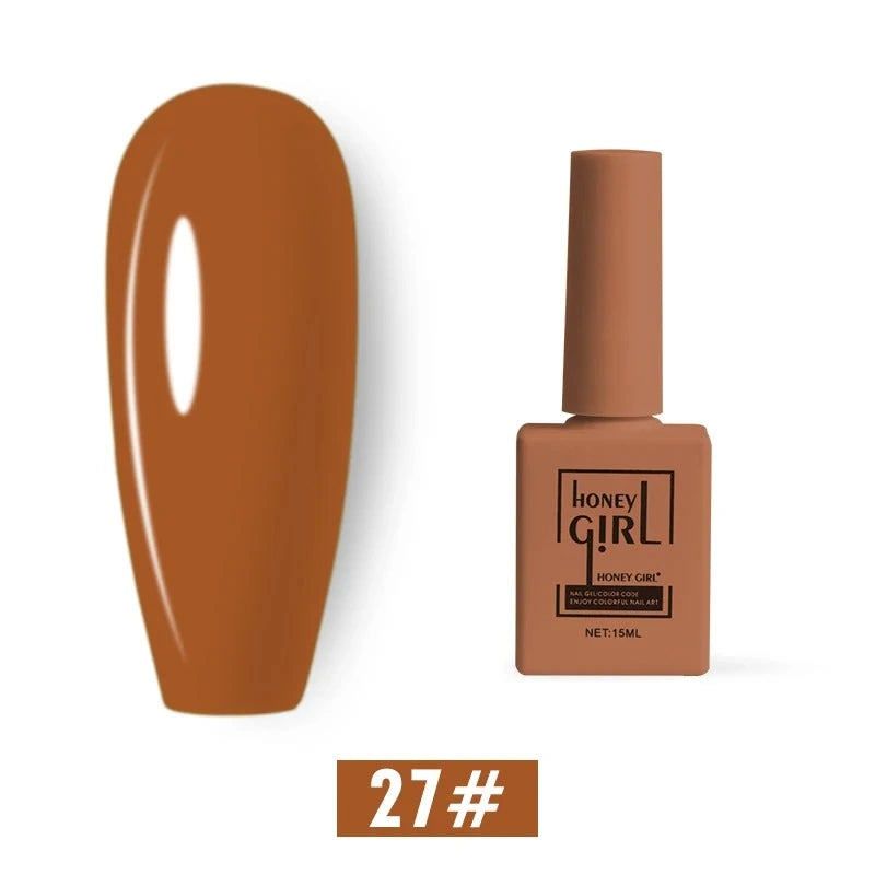 Honey Girl - 60 Farger - UV/LED Komplett Sett - Shellac/Gelelakk
