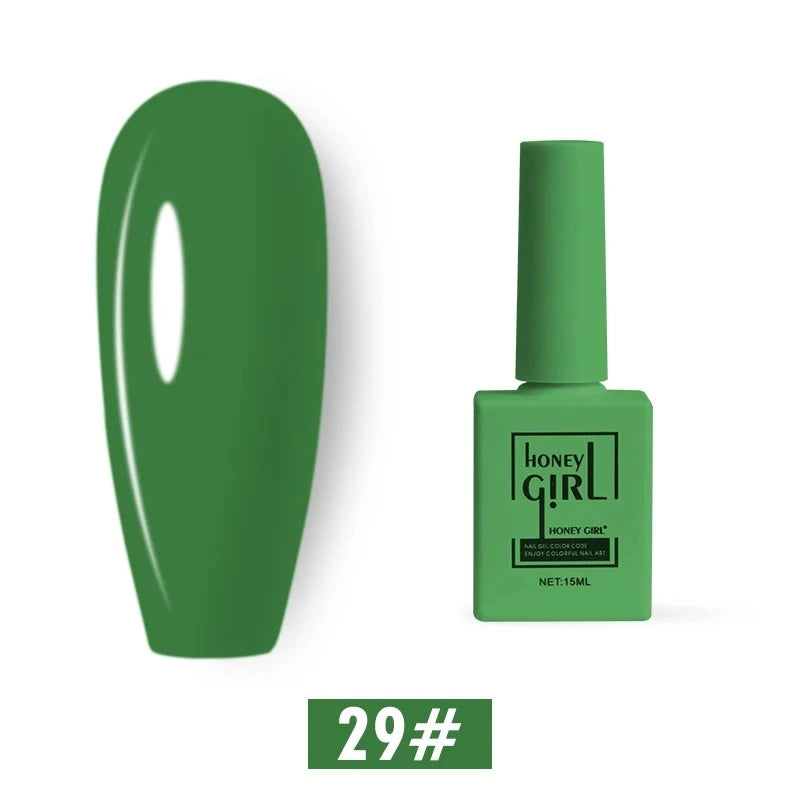 Honey Girl - 60 Farger - UV/LED Komplett Sett - Shellac/Gelelakk