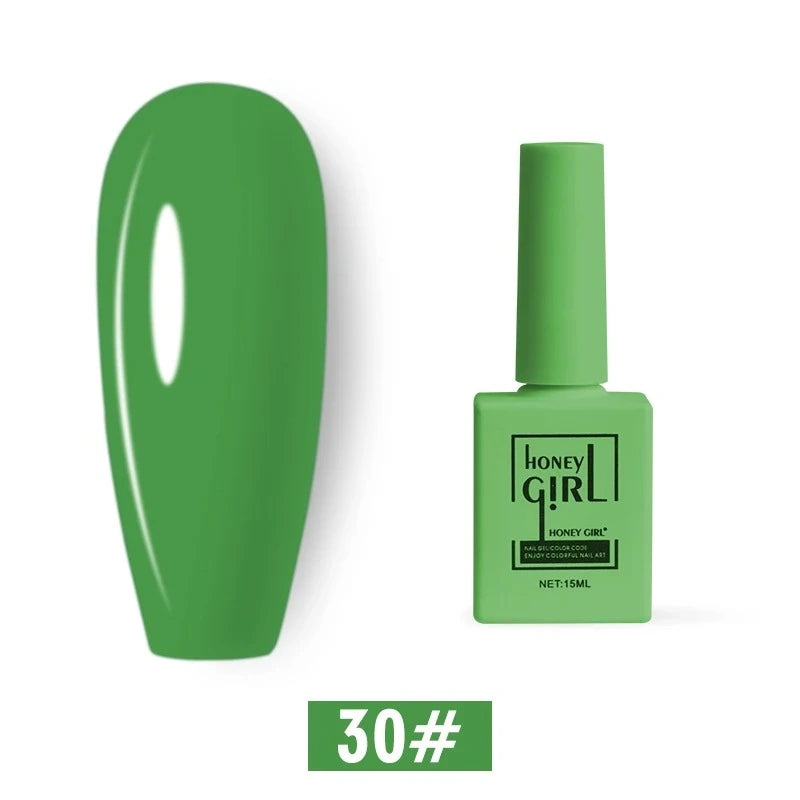 Honey Girl - 60 Farger - UV/LED Komplett Sett - Shellac/Gelelakk