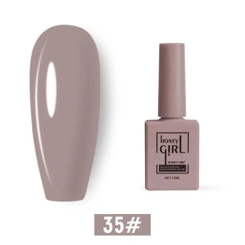 Honey Girl - 60 Farger - UV/LED Komplett Sett - Shellac/Gelelakk