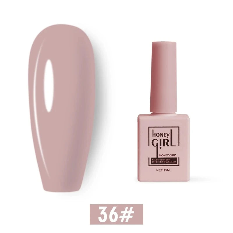 Honey Girl - 60 Farger - UV/LED Komplett Sett - Shellac/Gelelakk