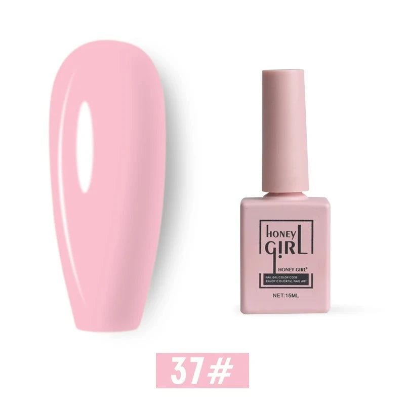 Honey Girl - 60 Farger - UV/LED Komplett Sett - Shellac/Gelelakk