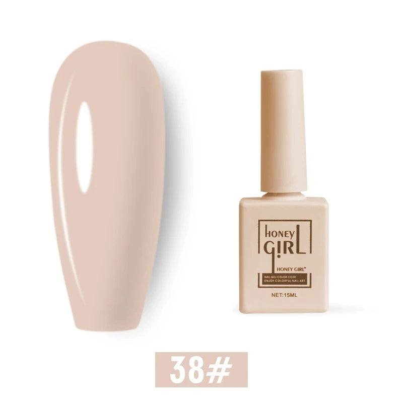 Honey Girl - 60 Farger - UV/LED Komplett Sett - Shellac/Gelelakk