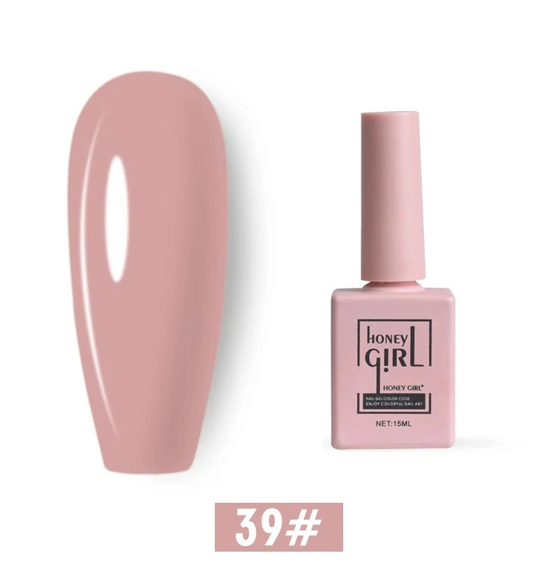 Honey Girl - 60 Farger - UV/LED Komplett Sett - Shellac/Gelelakk