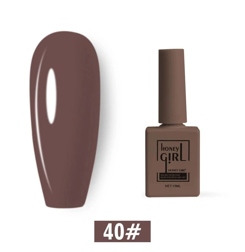 Honey Girl - 60 Farger - UV/LED Komplett Sett - Shellac/Gelelakk