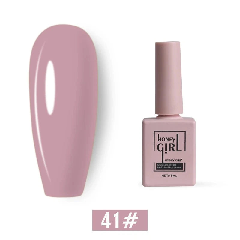 Honey Girl - 60 Farger - UV/LED Komplett Sett - Shellac/Gelelakk
