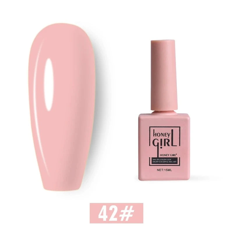 Honey Girl - 60 Farger - UV/LED Komplett Sett - Shellac/Gelelakk