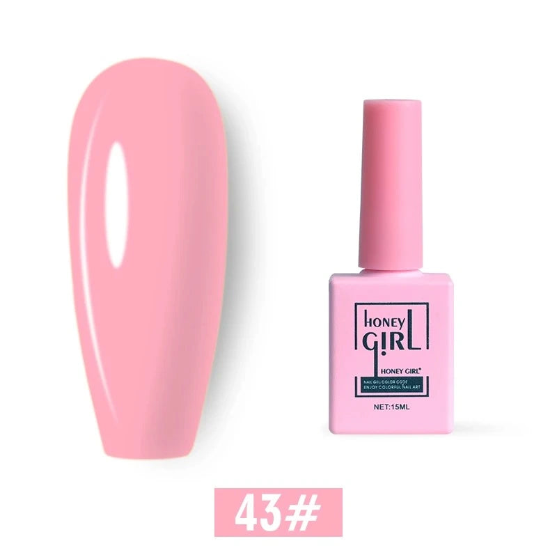 Honey Girl - 60 Farger - UV/LED Komplett Sett - Shellac/Gelelakk