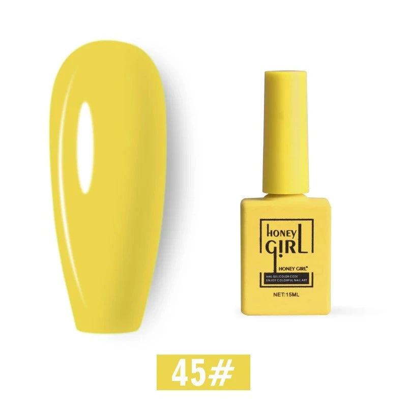 Honey Girl - 60 Farger - UV/LED Komplett Sett - Shellac/Gelelakk
