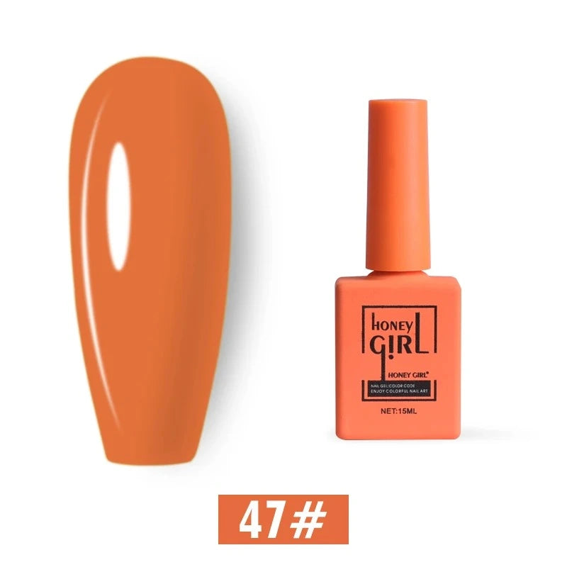 Honey Girl - 60 Farger - UV/LED Komplett Sett - Shellac/Gelelakk