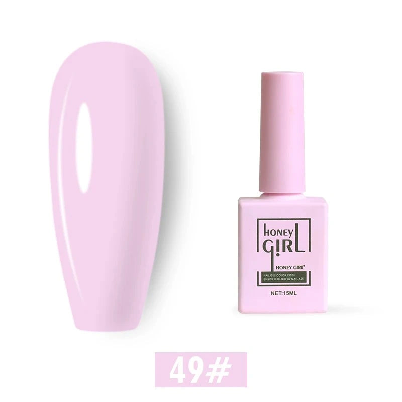 Honey Girl - 60 Farger - UV/LED Komplett Sett - Shellac/Gelelakk
