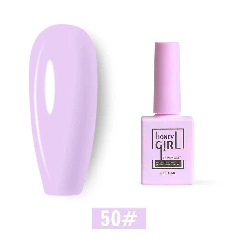 Honey Girl - 60 Farger - UV/LED Komplett Sett - Shellac/Gelelakk