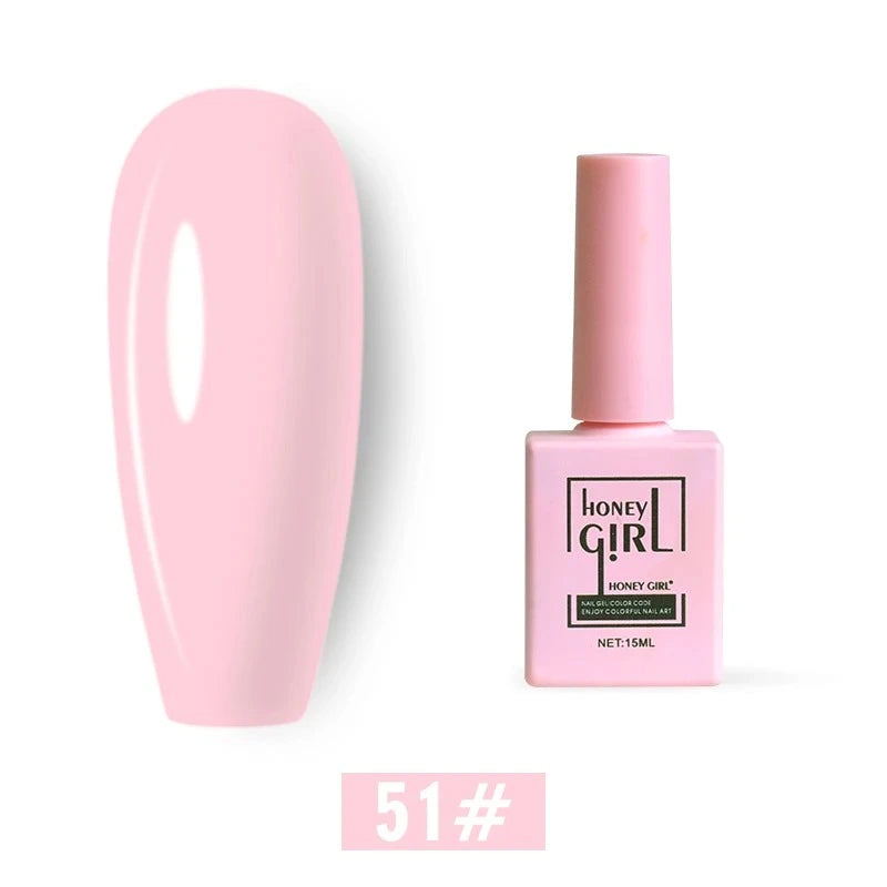 Honey Girl - 60 Farger - UV/LED Komplett Sett - Shellac/Gelelakk