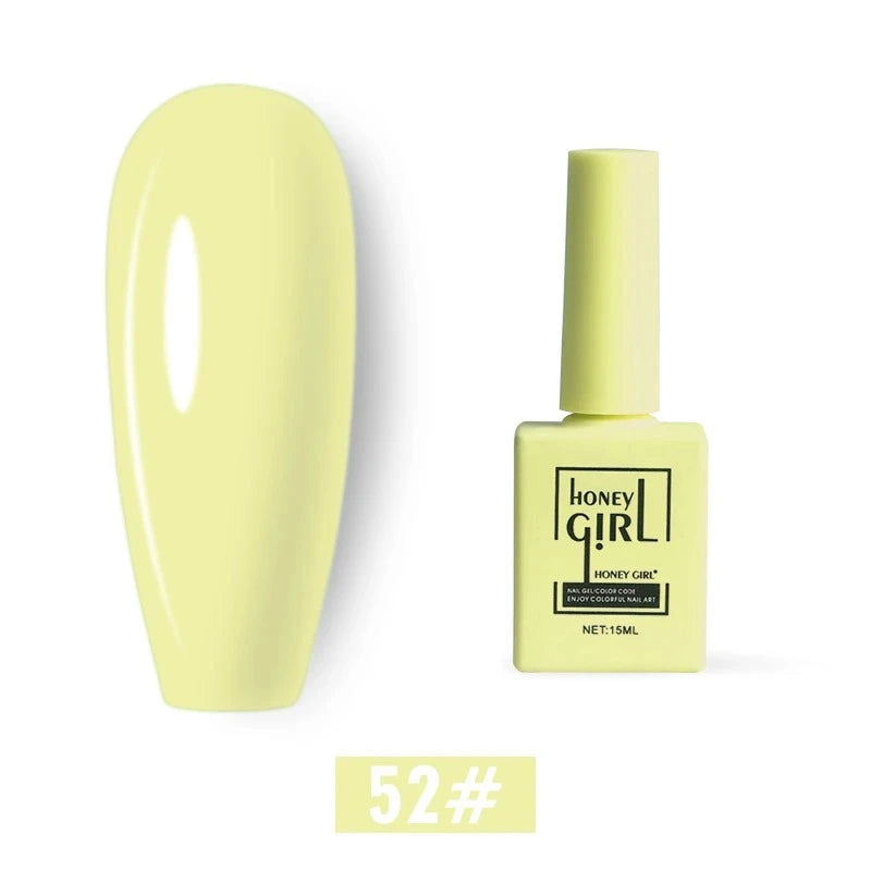 Honey Girl - 60 Farger - UV/LED Komplett Sett - Shellac/Gelelakk