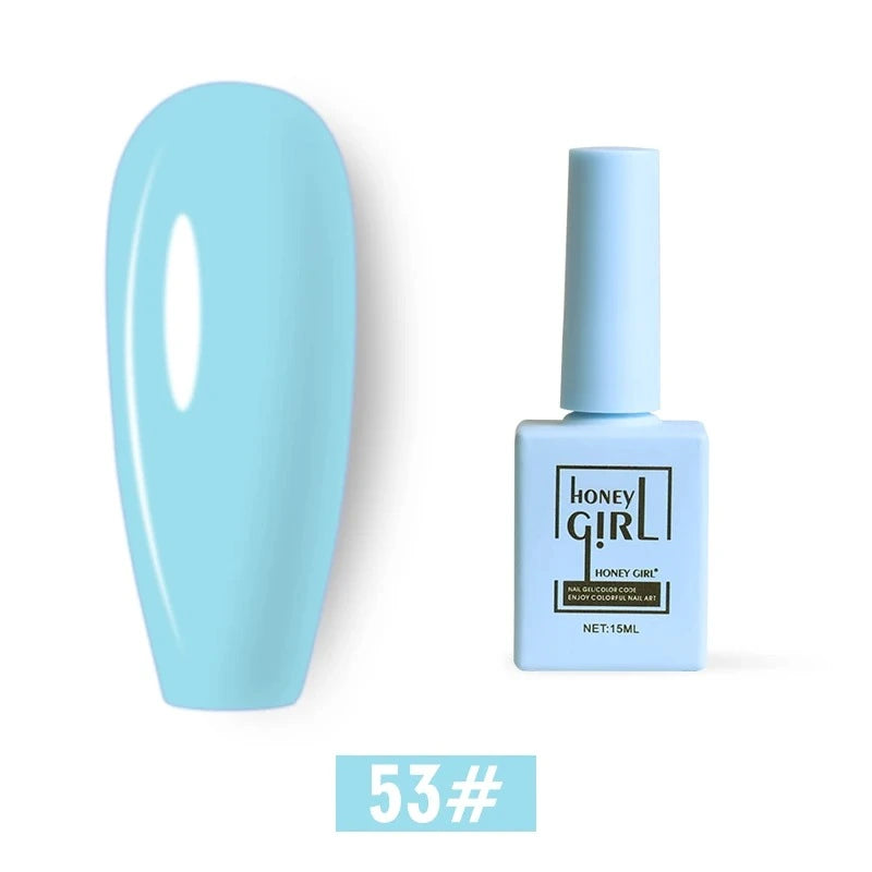 Honey Girl - 60 Farger - UV/LED Komplett Sett - Shellac/Gelelakk