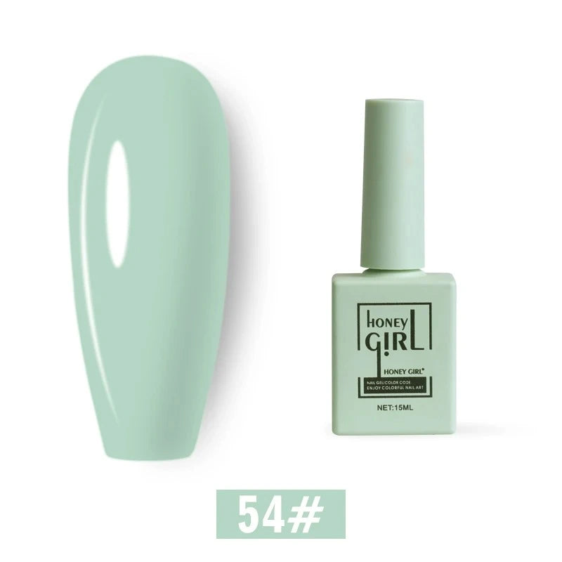 Honey Girl - 60 Farger - UV/LED Komplett Sett - Shellac/Gelelakk