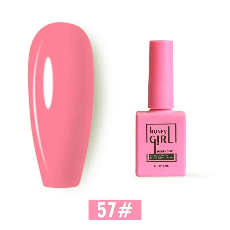 Honey Girl - 60 Farger - UV/LED Komplett Sett - Shellac/Gelelakk