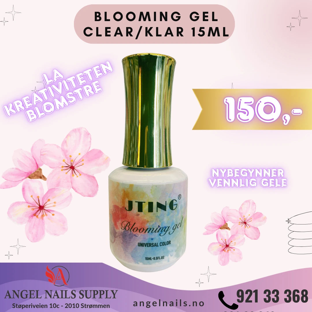 JTing Blooming Gel – Clear/Klar 15ml