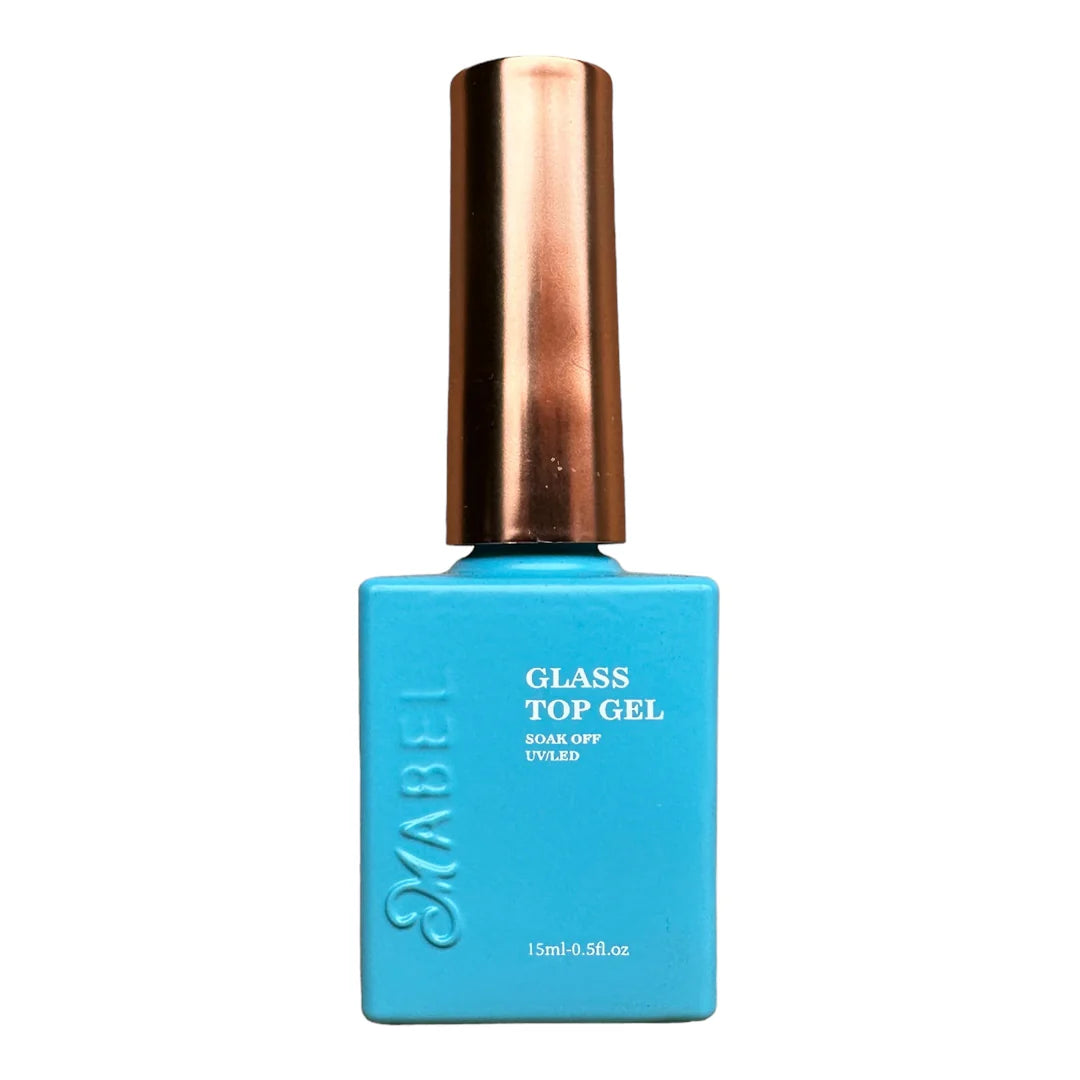Mabel Glass Top Coat Glossy - No Wipe - 15ml