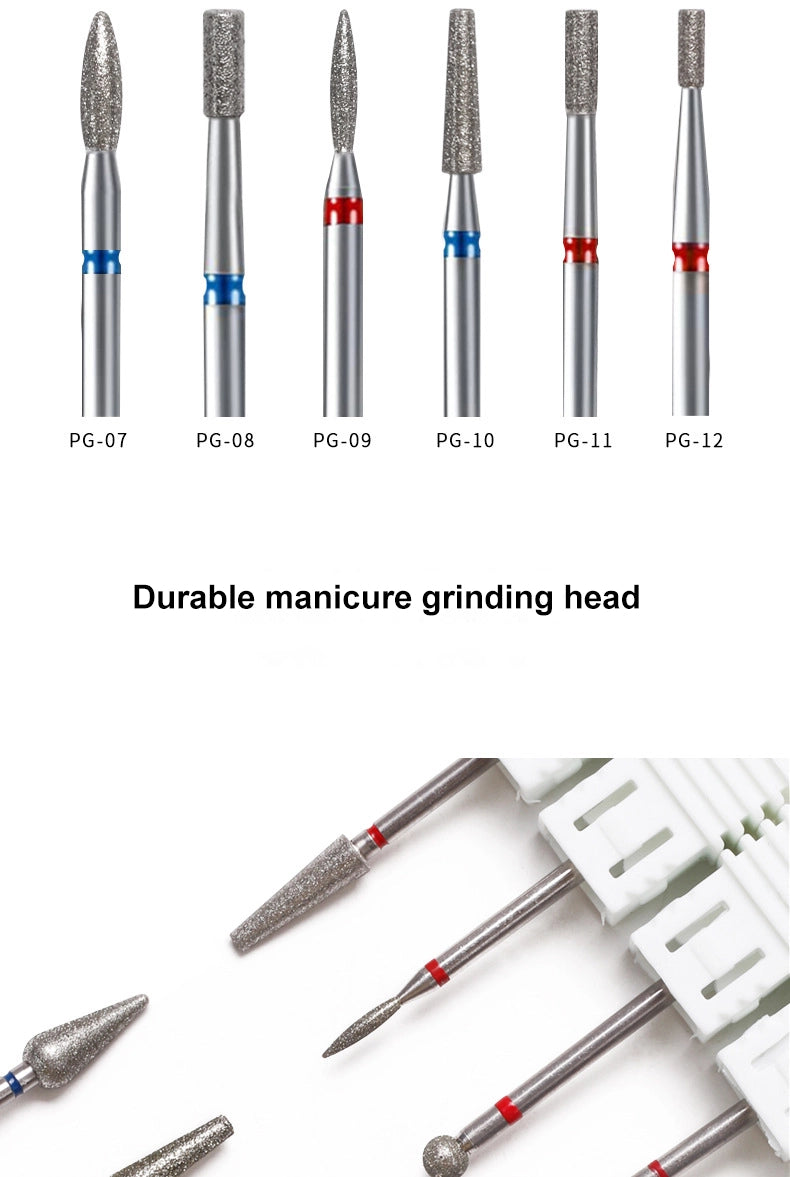 Slitesterk Diamant Drill Bit - Neglebåndspolering - PG06