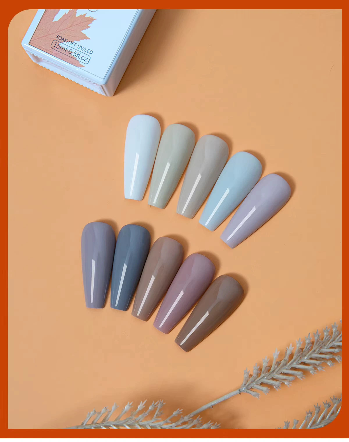 Honey Girl Autumn Winter Collection Set 48 Høstfarger - Shellac/Gelelakk