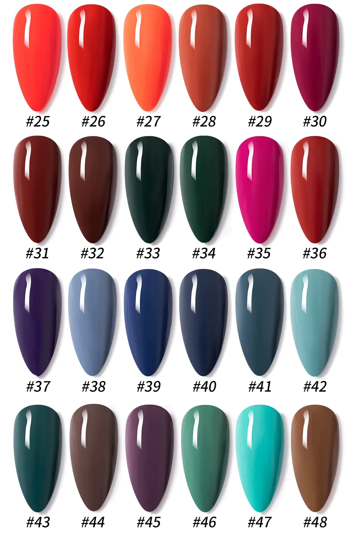Honey Girl Autumn Winter Collection Set 48 Høstfarger - Shellac/Gelelakk