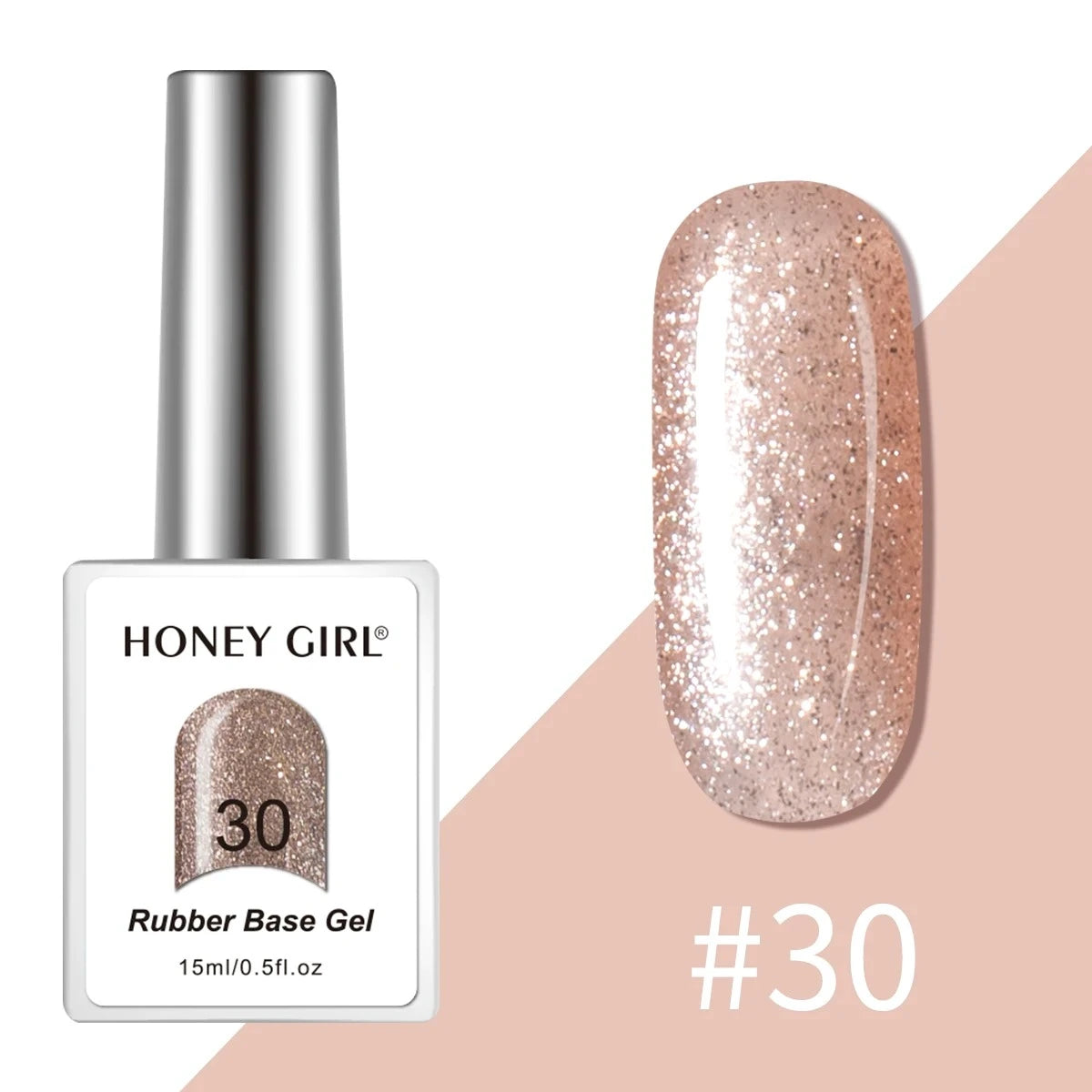 Honey Girl Rubber Base Gel 36 farger Sett - Shellac/Gelelakk