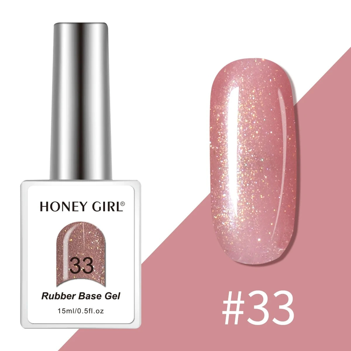 Honey Girl Rubber Base Gel 36 farger Sett - Shellac/Gelelakk
