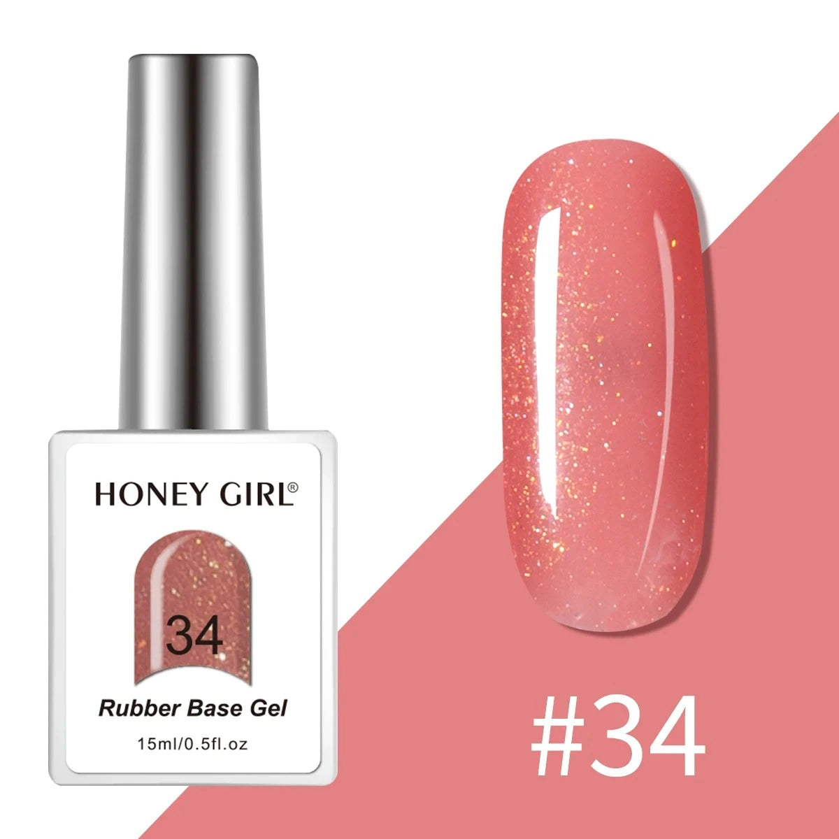 Honey Girl Rubber Base Gel 36 farger Sett - Shellac/Gelelakk