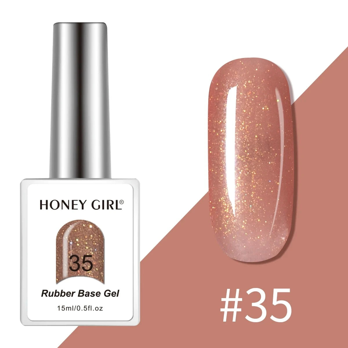 Honey Girl Rubber Base Gel 36 farger Sett - Shellac/Gelelakk