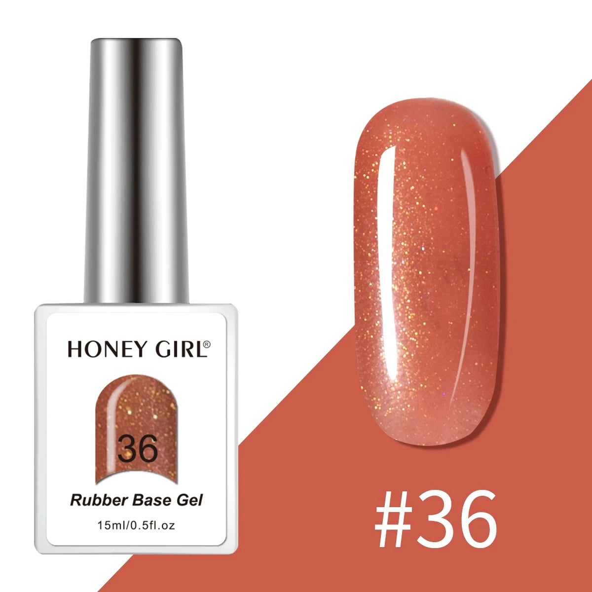 Honey Girl Rubber Base Gel 36 farger Sett - Shellac/Gelelakk