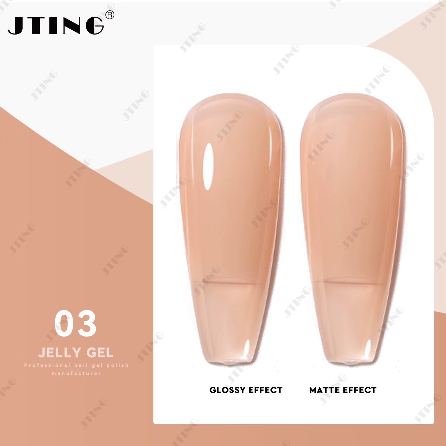 Shellac "Nude Jelly Gel" - Gel lakk Polish - 48 Farger