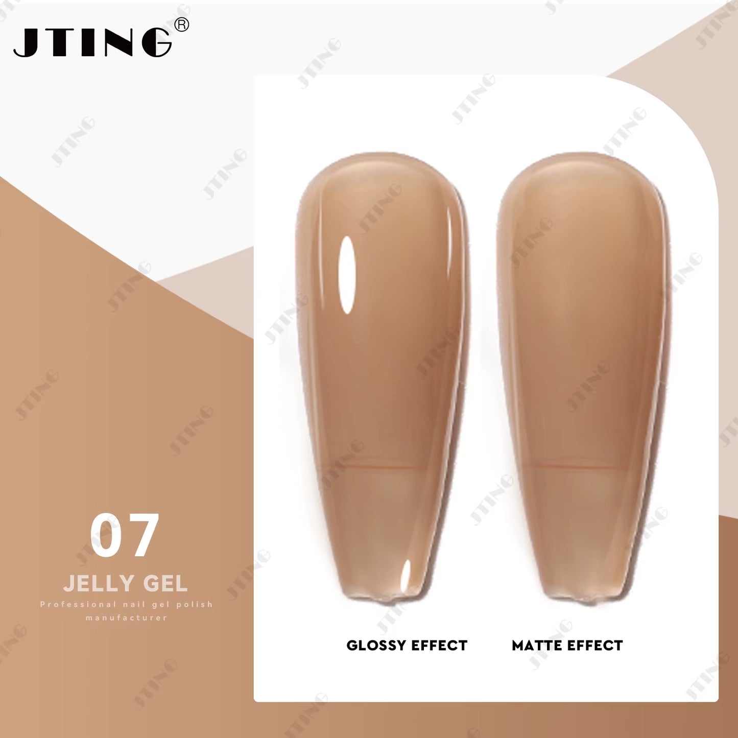 Shellac "Nude Jelly Gel" - Gel lakk Polish - 48 Farger