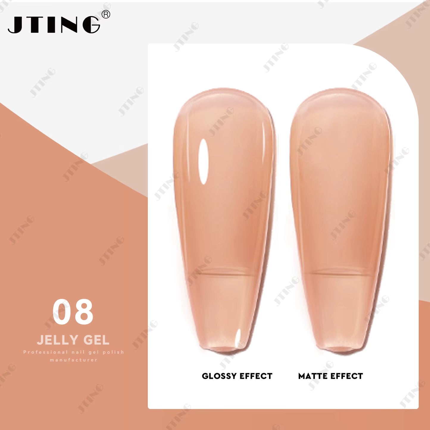 Shellac "Nude Jelly Gel" - Gel lakk Polish - 48 Farger