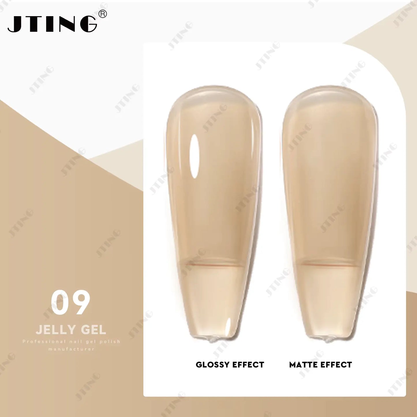 Shellac "Nude Jelly Gel" - Gel lakk Polish - 48 Farger