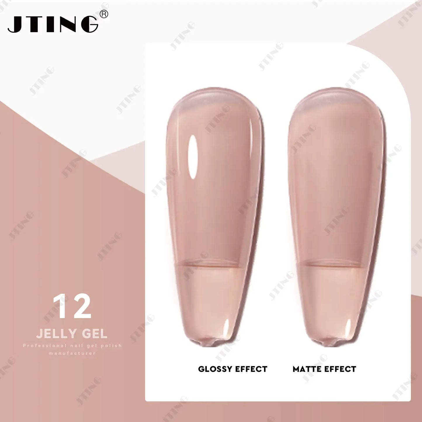Shellac "Nude Jelly Gel" - Gel lakk Polish - 48 Farger